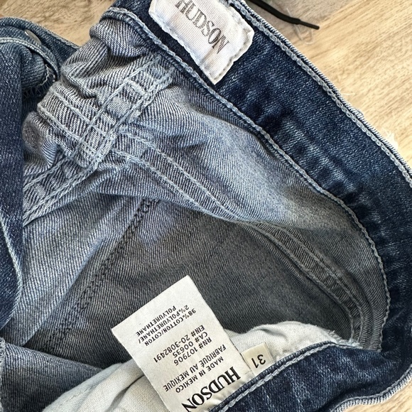 Hudson Barbara high waist ankle raw hem size 31 - Picture 5 of 6